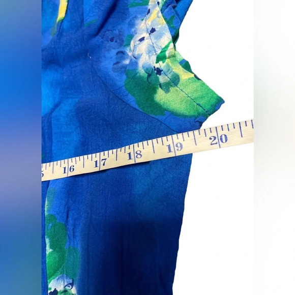 Vintage Jams World Bludrangea Maxi Dress Sz L - Picture 11 of 12